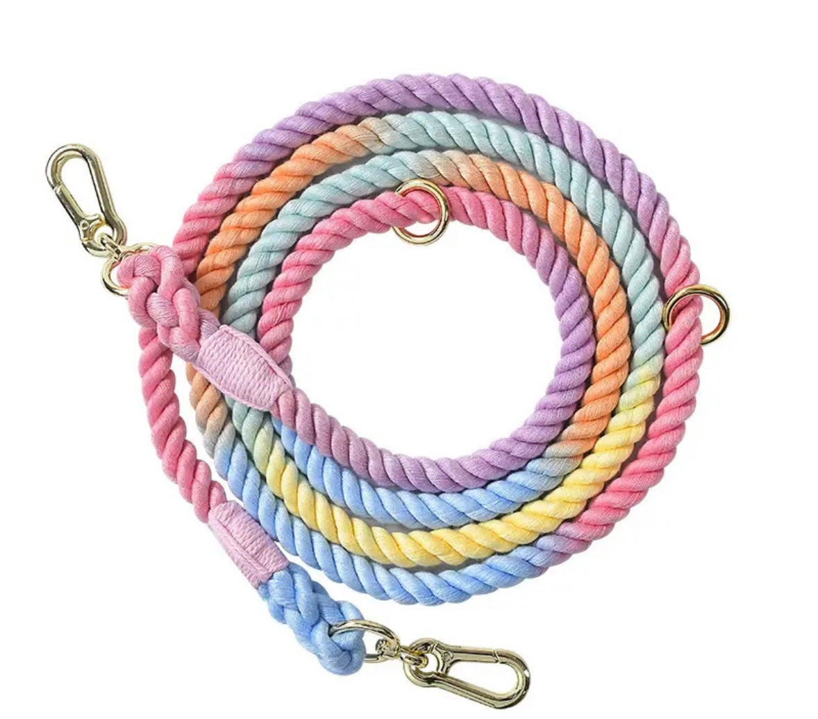 Colourful Rope Dog Leash