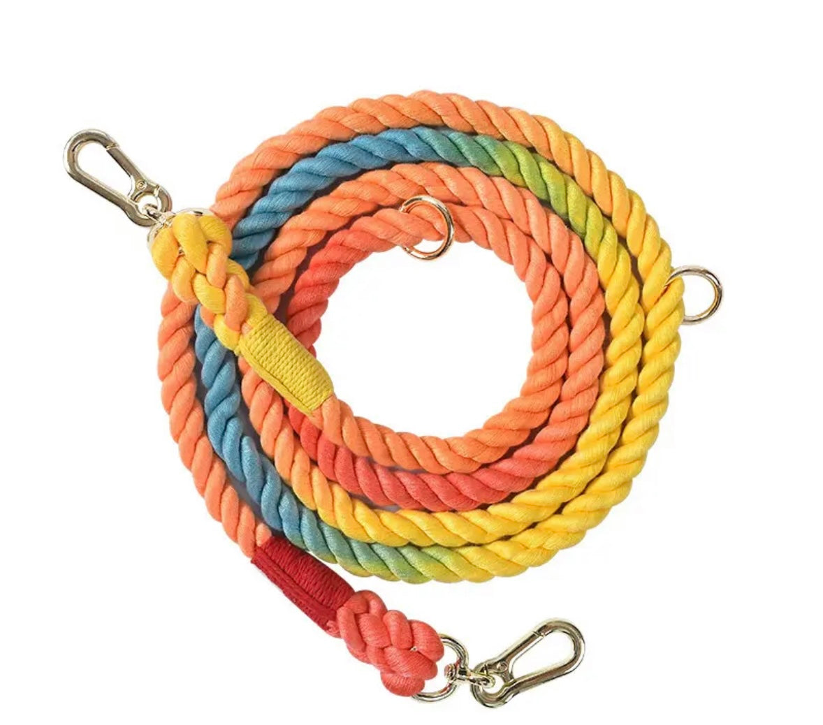 Colourful Rope Dog Leash