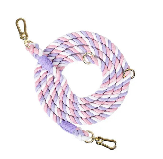 Colourful Rope Dog Leash