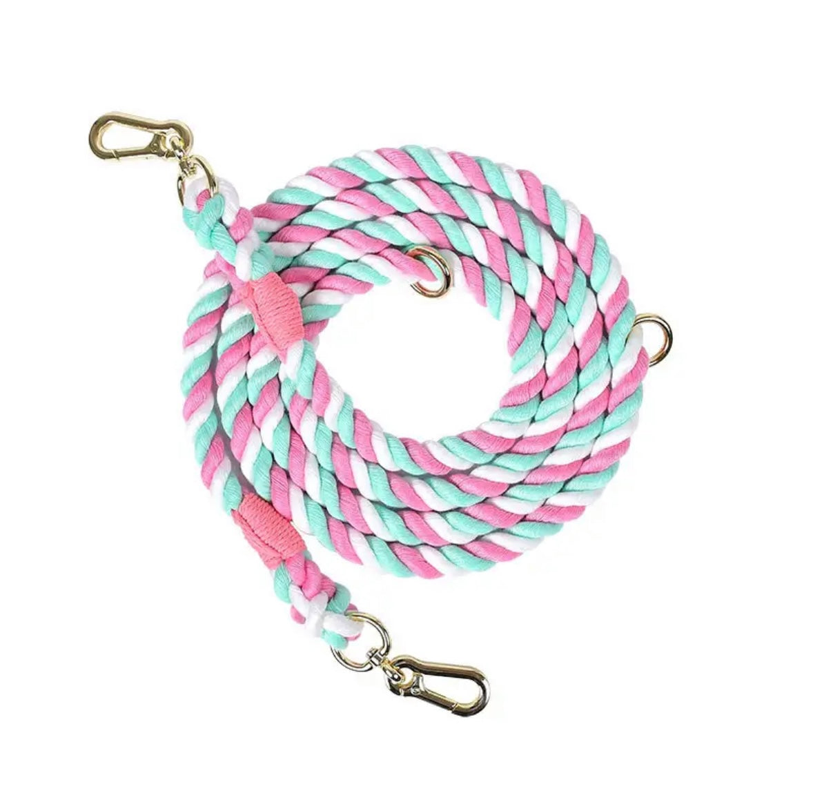 Colourful Rope Dog Leash