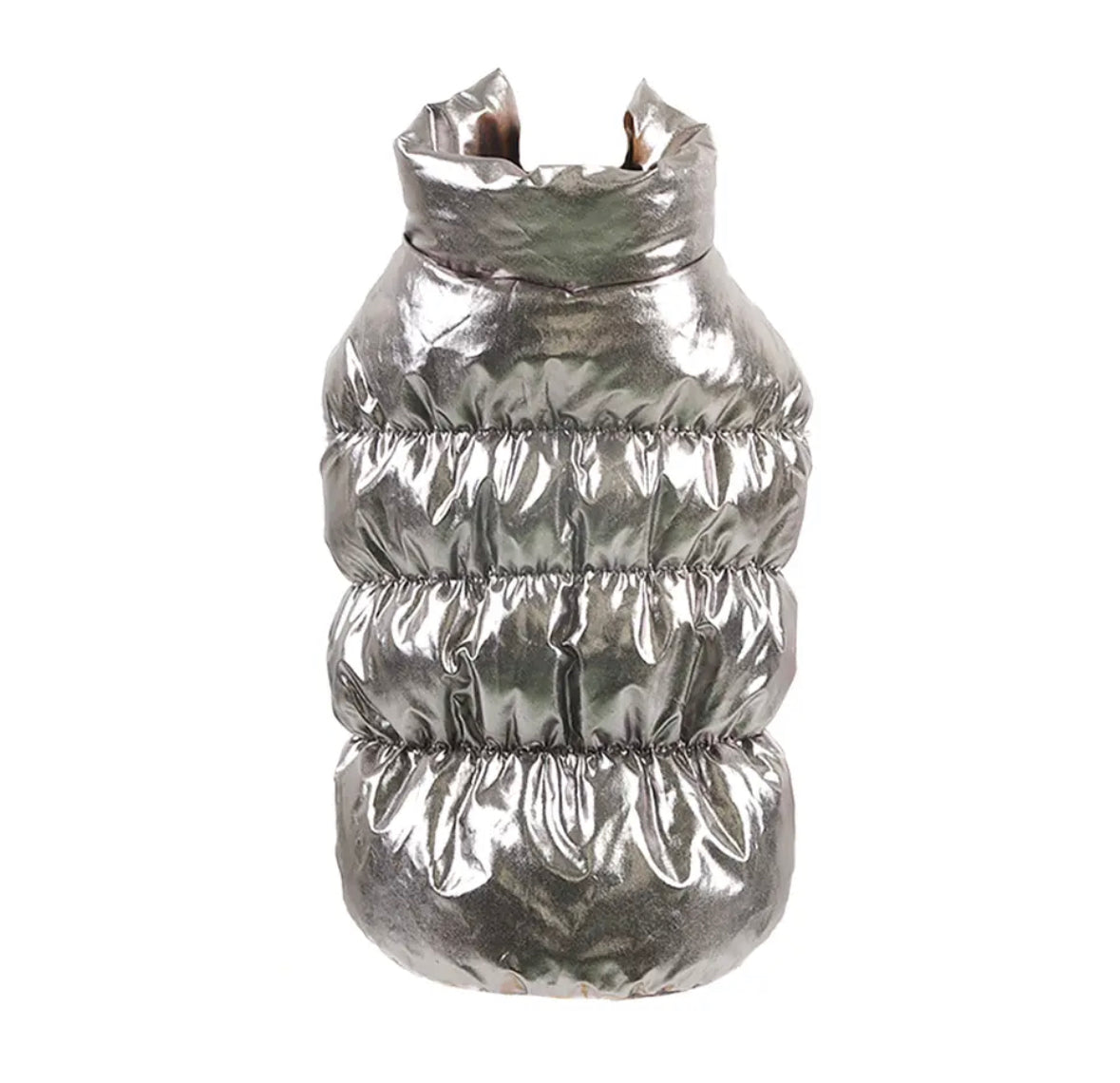 Metallic Puffer Jacket