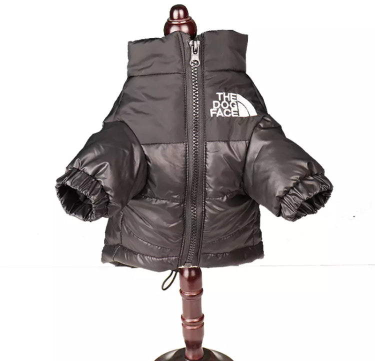 The Dog Face designer dog puffer jacket