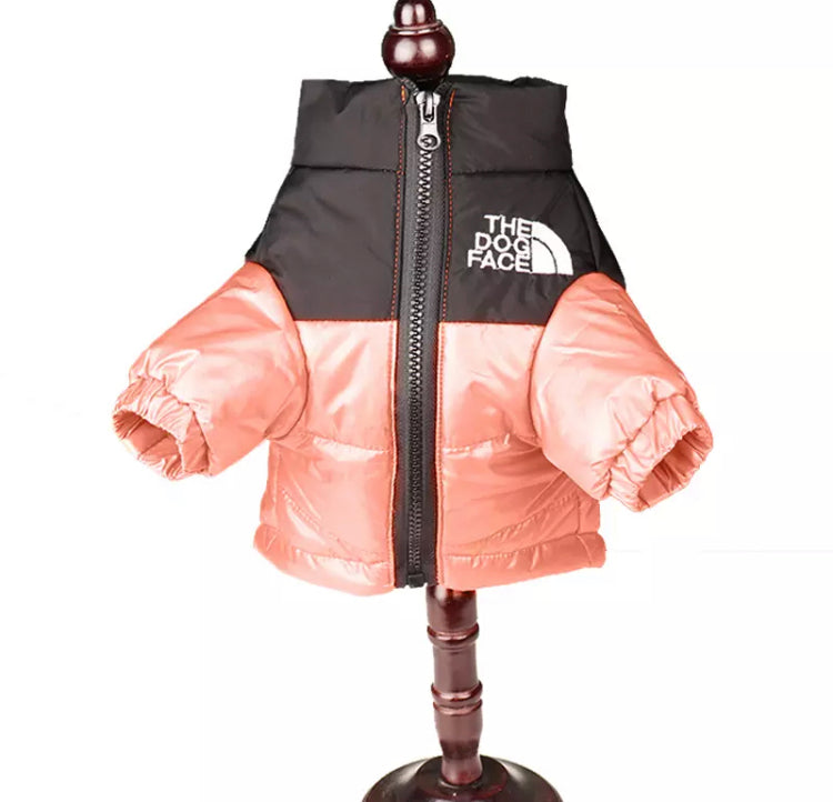 The Dog Face designer dog puffer jacket