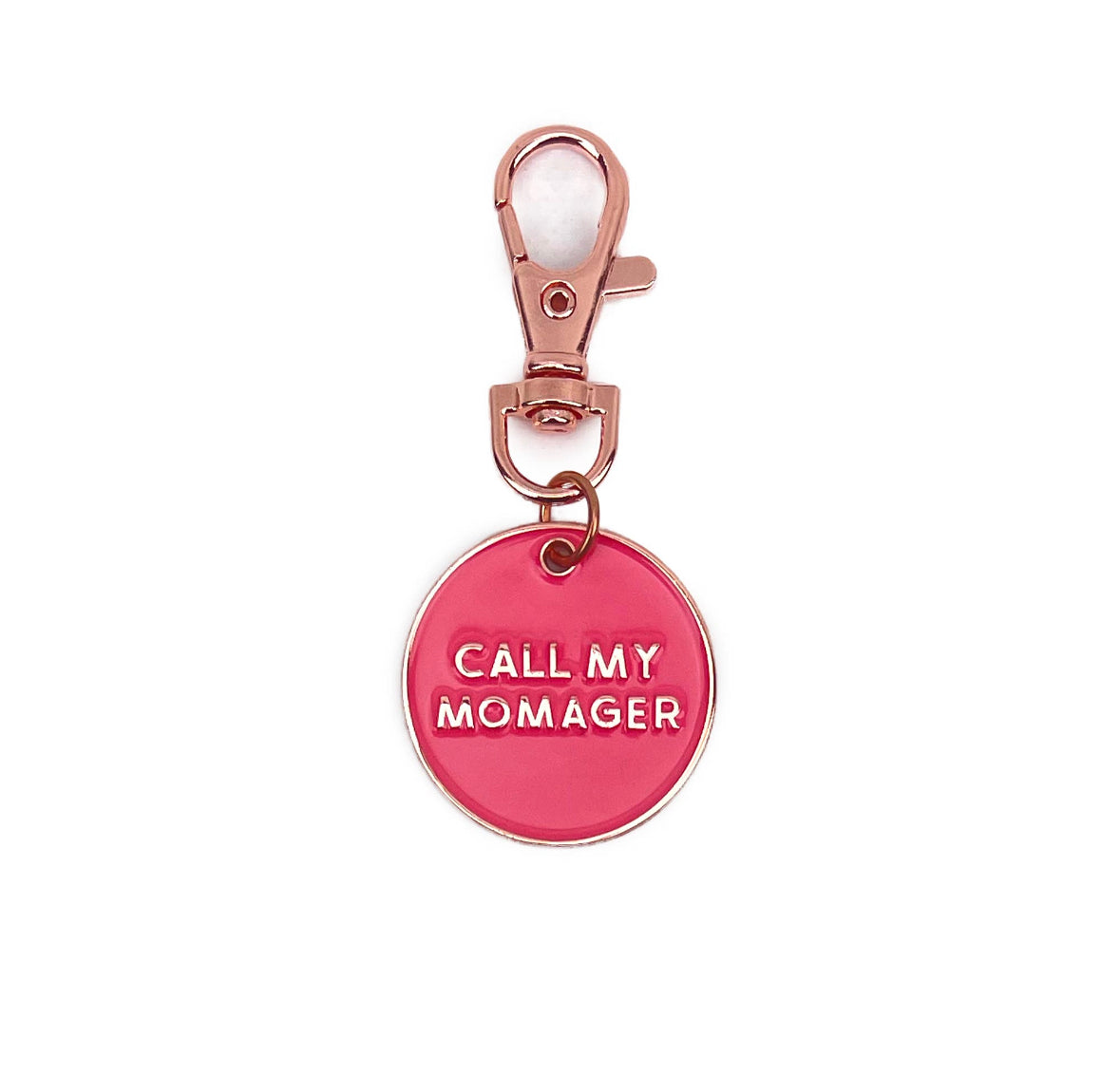 Holly & Co Call My Momager Dog Collar Charm