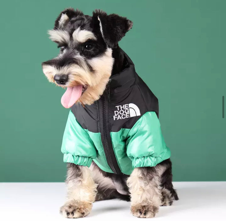 The Dog Face designer dog puffer jacket