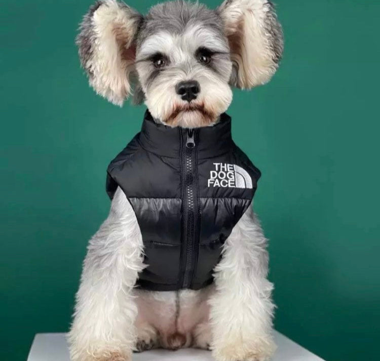 The Dog Face Puffer Vest Jacket