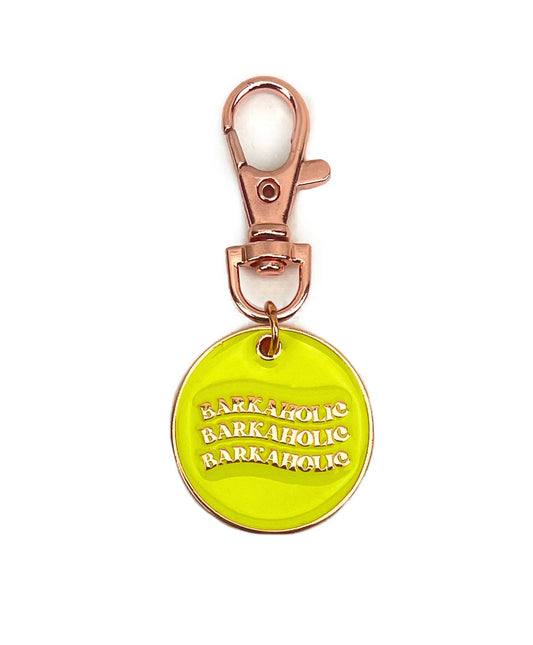 Holly & Co Barkaholic Dog Collar Charm